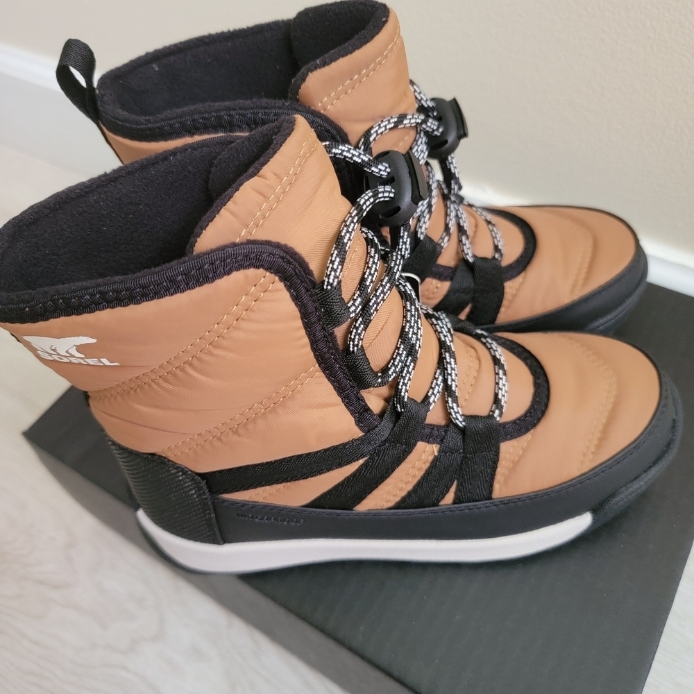 SOREL Youth Whitney II Lace Winter Boots Waterproof Size 1 Youth New In Box - Picture 3 of 8